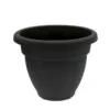B&M Bell Pot Black Planter 35cm