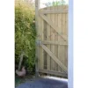 B&M Arched Feather Edge Gate 1.85m