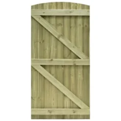 B&M Arched Feather Edge Gate 1.85m -Cheap A Fresh Garden Store 265781 arched feather gate 1 85m 2