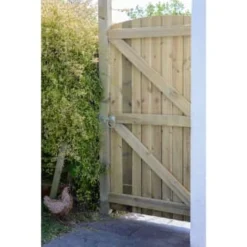B&M Arched Feather Edge Gate 1.85m
