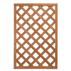 Straight Framed Diamond Trellis