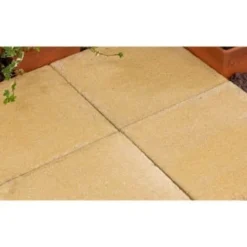 B&M Textured Buff Paving Stone 450 X 450mm