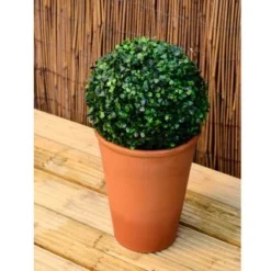 Solar Powered Topiary Ball - White LED 28cm -Cheap A Fresh Garden Store 3069331 hanging topiary night edit1