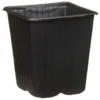 B&M Black Plant Pots 12pk