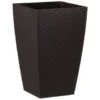 Brown Rattan Effect Decorative Planter 45cm