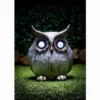 B&M Stone Effect Owl With Crystal Light Eyes