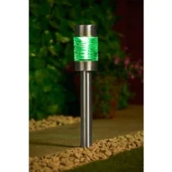 B&M Sicily XL Solar Post Lights 3pk -Cheap A Fresh Garden Store 341969 sicily 3pk xl post lights green1