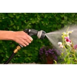 B&M Rolson Heavy Duty Expanding Hose & Gun 75ft -Cheap A Fresh Garden Store 342805 watering hose gun rolson 75ft 3