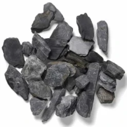 B&M Blue Slate Decorative Chippings - Bulk Bag 750kg -Cheap A Fresh Garden Store 348567 blue slate 40mm decorative chippings bulk bag 4