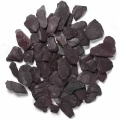 B&M Plum Slate Decorative Chippings - Bulk Bag 750kg -Cheap A Fresh Garden Store 348570 plum slate 40mm decorative chippings bulk bag 4