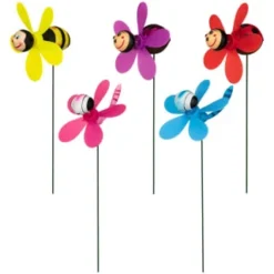 B&M Insect Wind Spinning Stake - Ladybird -Cheap A Fresh Garden Store 353661 wind spinning stake main 2