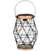 B&M Metal Hexagonal Solar Lantern - Copper