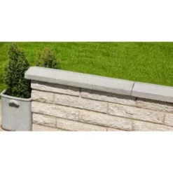 B&M Saddle Back Coping 610 X 140cm - Off White