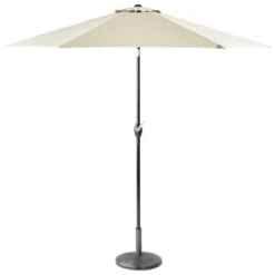 Crank Handle Parasol 2.7m - Cream