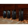 Solar Powered Bali Design Post Light 4pk