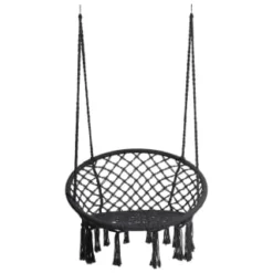 B&M Vancouver Hanging Chair - Black -Cheap A Fresh Garden Store 366698 vancouver black hanging chair 31