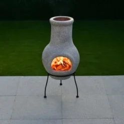 Rimini Clay Chiminea 70cm