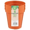 B&M Terracotta Plant Pots 4pk