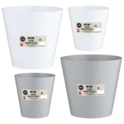 Indoor Planter 14cm - Grey -Cheap A Fresh Garden Store 369890 369891 369892 369893 21cm indoor planter grey 2