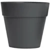 B&M Soho Pot Planter - Charcoal 38cm