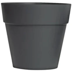 B&M Soho Pot Planter - Charcoal 38cm