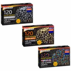 Eveready Solar Powered LED String Lights 120pk - Warm White -Cheap A Fresh Garden Store 379216 379217 379218 120pk eveready led string lights main 1