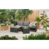 Bali Reversible Rattan Effect Corner Sofa Set