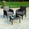 Bali Armchair Bistro Set 3pc