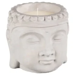 B&M Tranquil Garden Buddha Head Candle