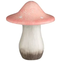 B&M Ceramic Mushroom Ornament - Pink