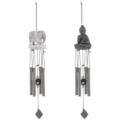 B&M Tranquil Garden Windchime - Buddha -Cheap A Fresh Garden Store 379541 tranquil garden windchime group