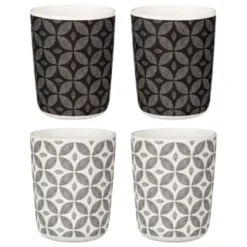 B&M Urban Print Picnic Tumblers 4pk