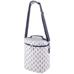 B&M Ocean Print Cooler Bag - White