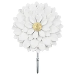 B&M Flower Wall Hook - Cream -Cheap A Fresh Garden Store 392759 flower wall hook white 2