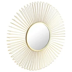 B&M Superbloom Sun Metal Garden Mirror
