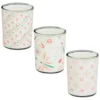 B&M Boho Garden Mini Printed Candles 3pk