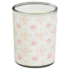 B&M Boho Garden Mini Printed Candles 3pk -Cheap A Fresh Garden Store 392778 3pk mini printed candles 2