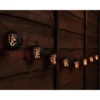 Morocco Solar Powered String Lights 8pk - Flame Effect