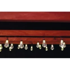 Solar Powered Slim Bulb String Lights 30pk - Warm White