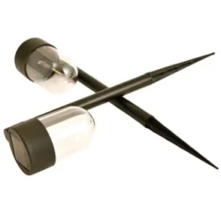 Monaco Solar Powered Post Lights 2pk -Cheap A Fresh Garden Store 392976 2 pack monaco solar powered post lights 2