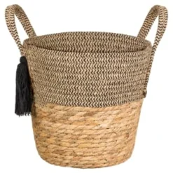 B&M Urban Eden Cotton Rope Planter With Tassels