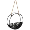 B&M Urban Eden Round Hanging Planter - Black