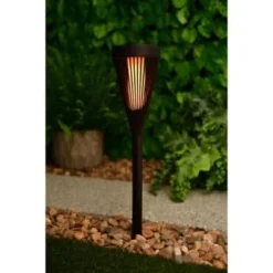 Santorini Flame Effect Post Lights 3pk