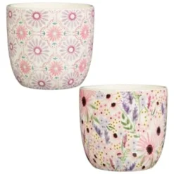 B&M Boho Garden Ceramic Plant Pots 3pk - Flowers 9 B&M Boho Garden Ceramic Plant Pots 3pk - Flowers -Cheap A Fresh Garden Store 393644 3pk boho garden ceramic plant pots group