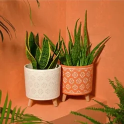 B&M Planter On Tripod Stand - Cream -Cheap A Fresh Garden Store 393647 superbloom planter on tripod stand terracotta1