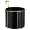 B&M New York Planter With Hook - Gold