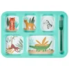 B&M Little Safari Large Kids Platter - Blue
