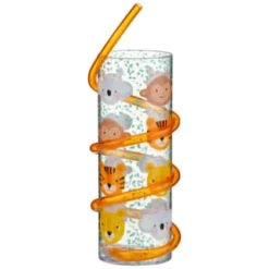 B&M Little Safari Animal Tumbler & Straw (Assorted) -Cheap A Fresh Garden Store 394235 kids animal tumbler and straw animal orange