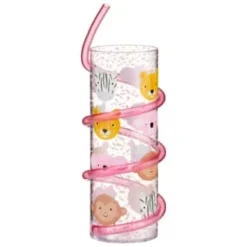 B&M Little Safari Animal Tumbler & Straw (Assorted) -Cheap A Fresh Garden Store 394235 kids animal tumbler and straw animals pink