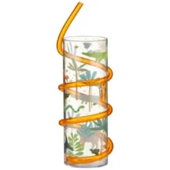 B&M Little Safari Animal Tumbler & Straw (Assorted) -Cheap A Fresh Garden Store 394235 kids animal tumbler and straw orange tiger